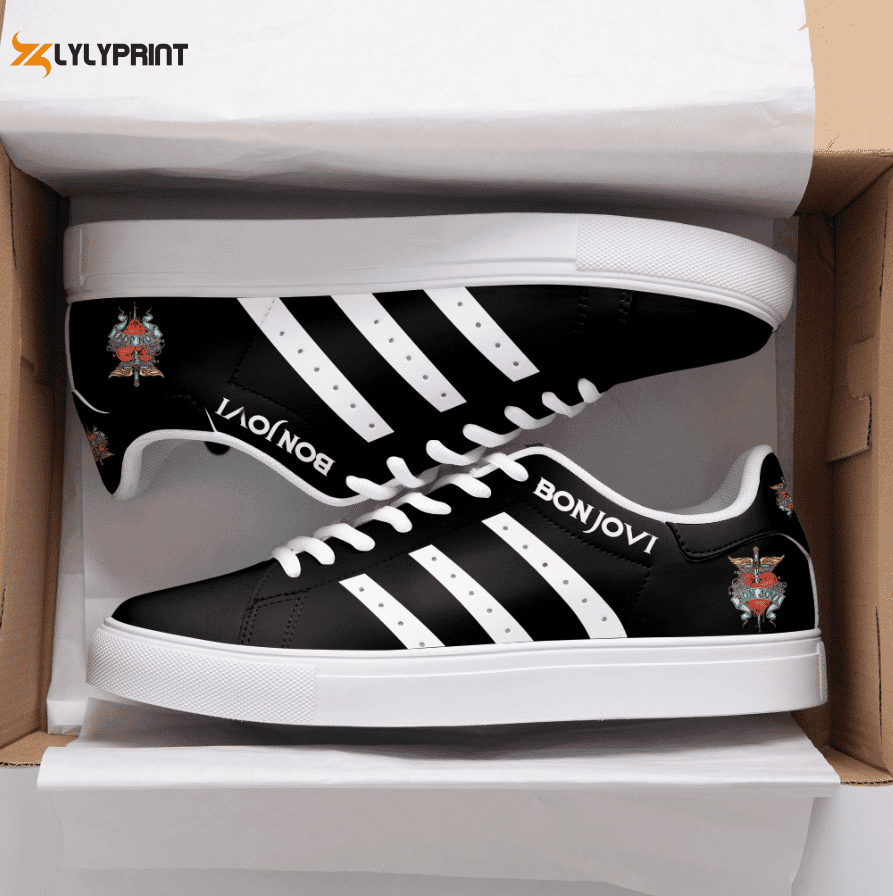 Bon Jovi Skate Shoes For Men And Women Fans Gift  ST0801