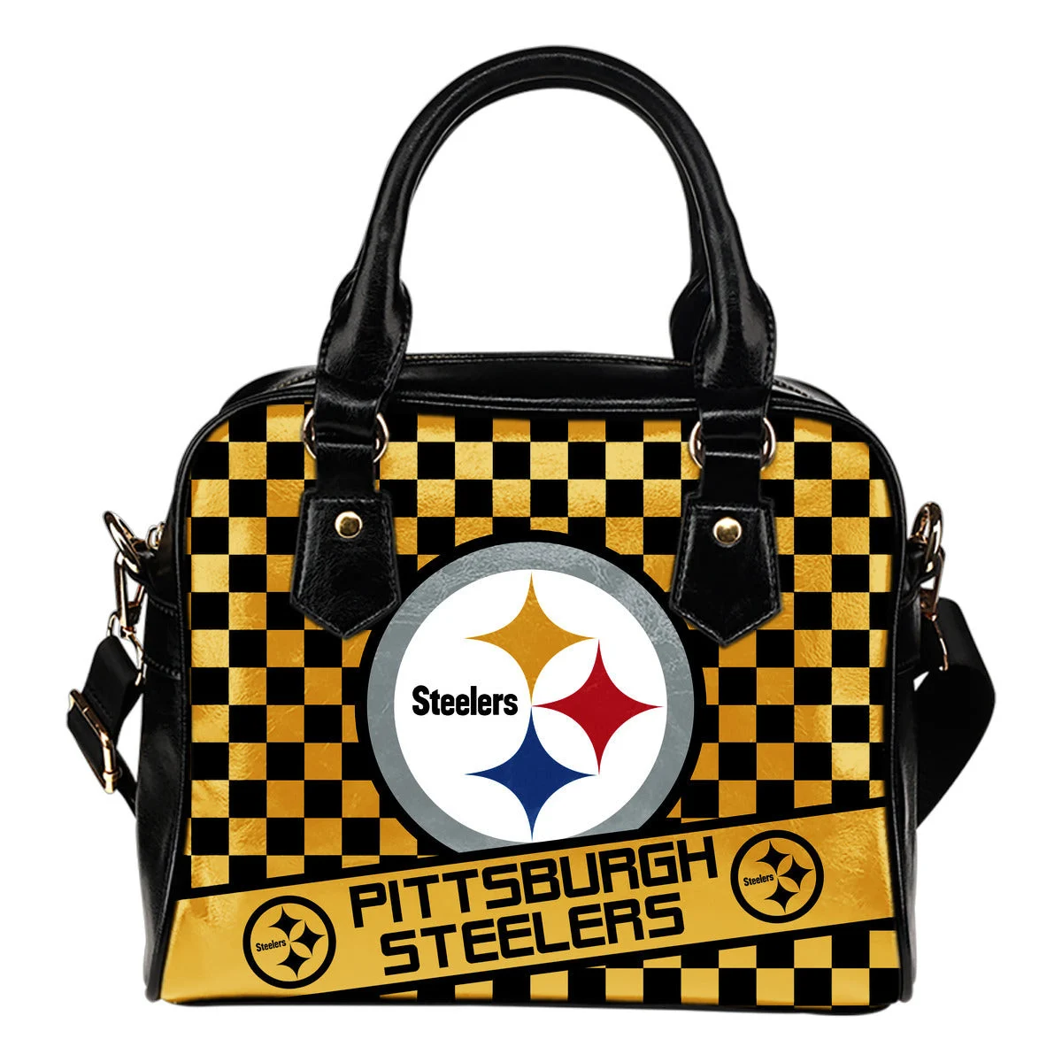 Different Fabulous Banner Pittsburgh Steelers Shoulder Handbags Sb0801