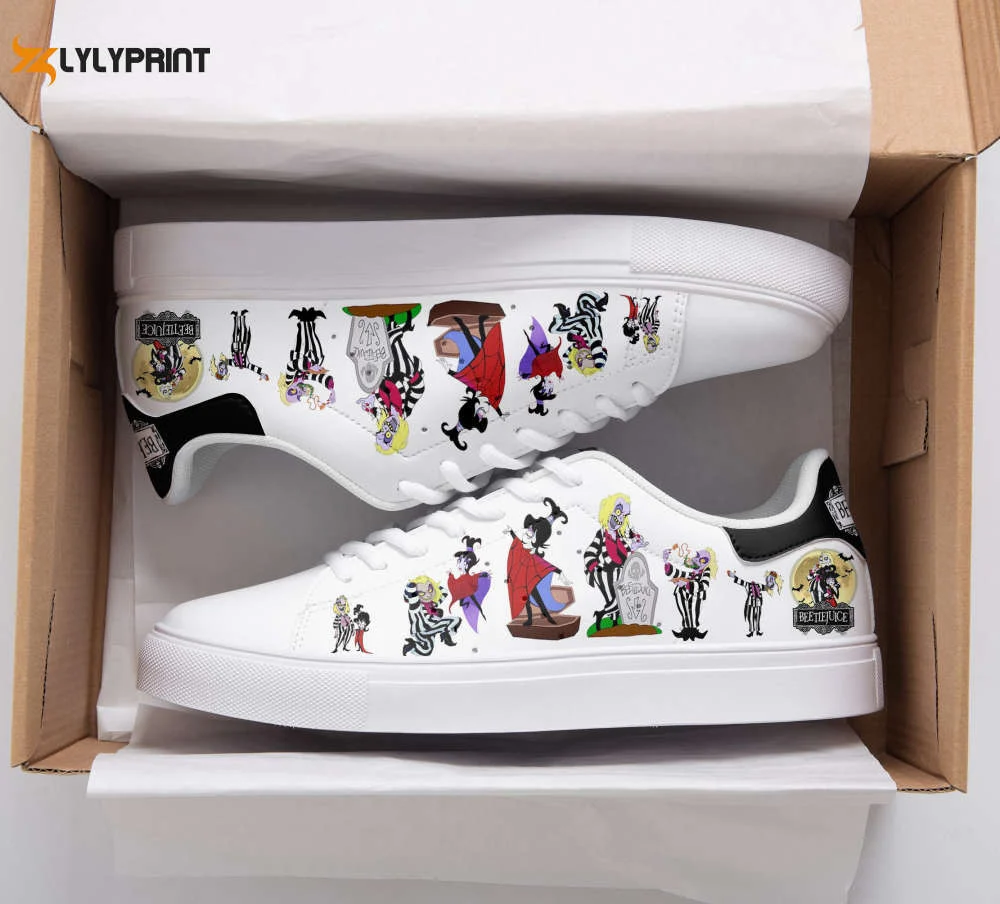 Beetlejuice Skate Shoes For Men Women Fans Gift , Trendy Style Sneakers ST0801
