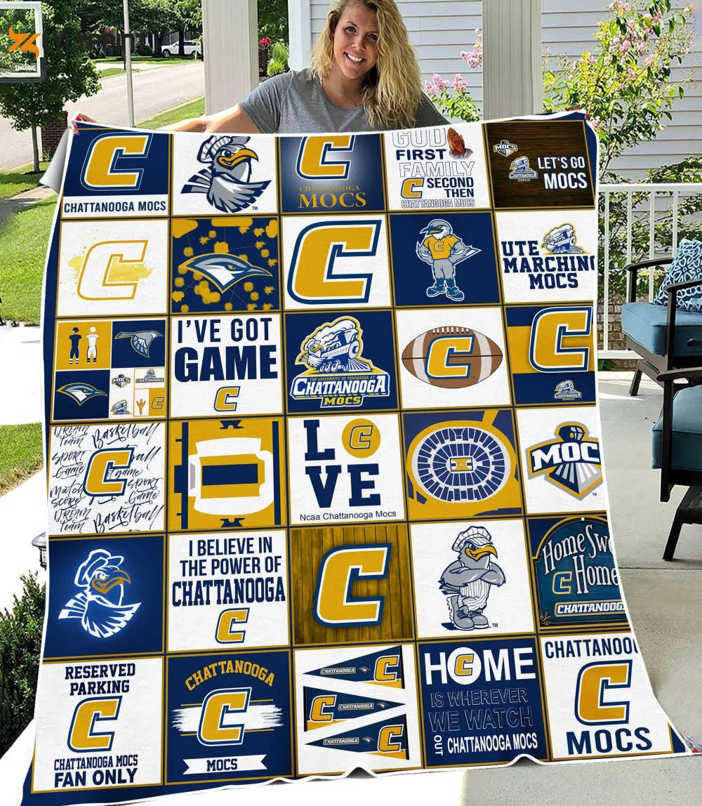 Chattanooga Mocs 1 Quilt Blanket For Fans Home Decor Gift , Soft Quilt, King Size, All Season Cozy Quilt QB0901