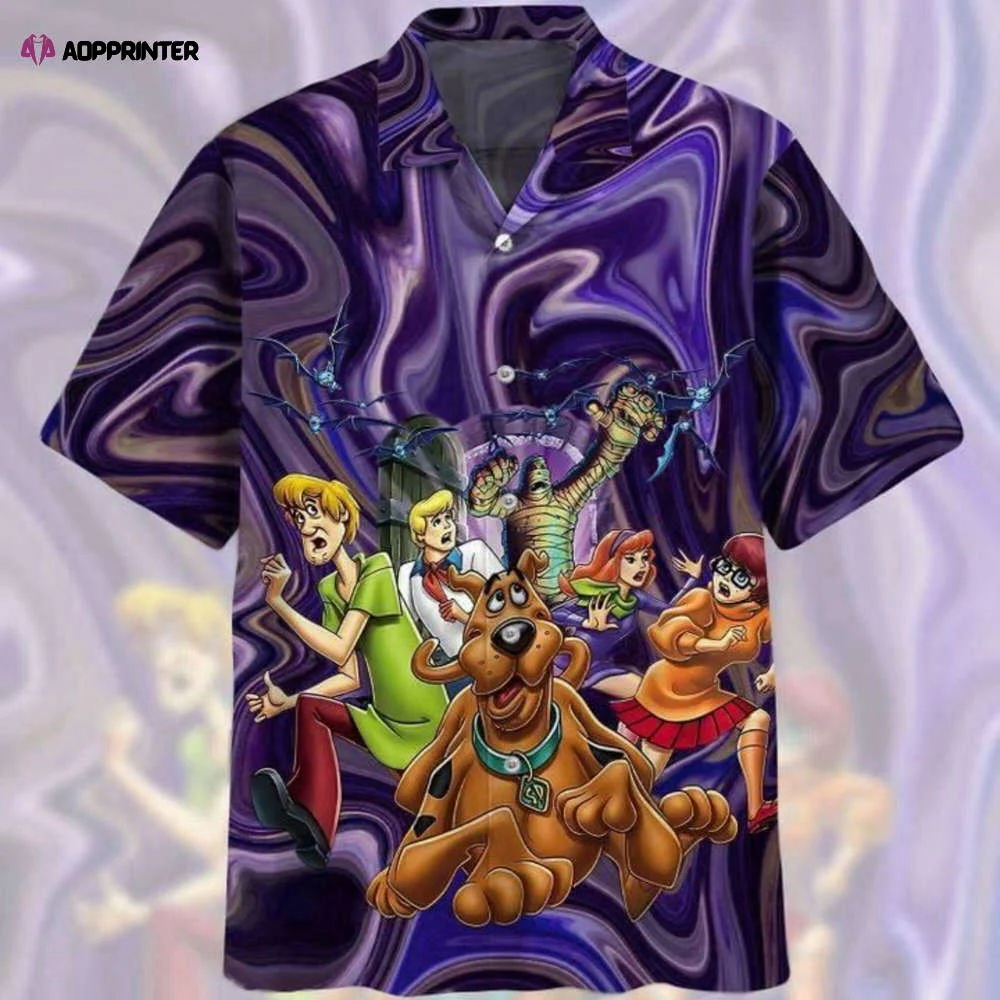 Scooby Doo Halloween Hawaiian Shirt: Spooky Fun with a Tropical Twist! HW0601