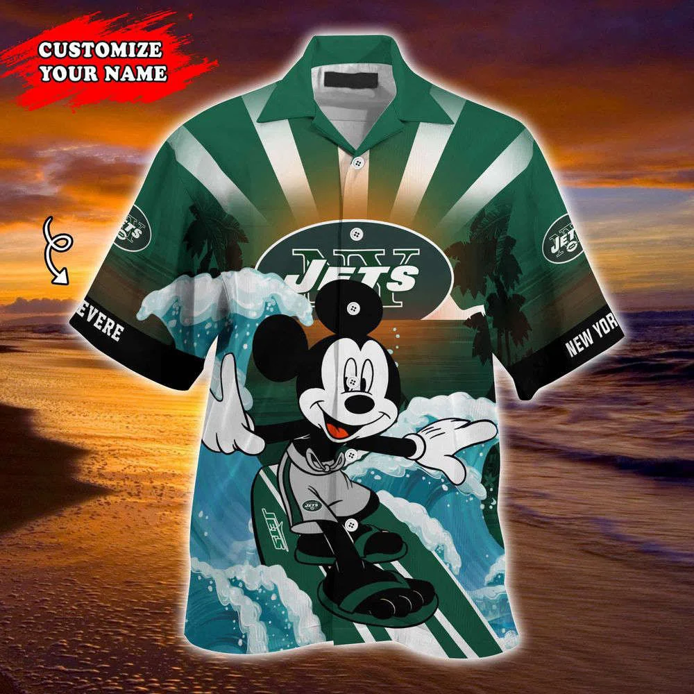 New York Jets NFL-Summer Customized Hawaii Shirt For Sports Fans HW0601