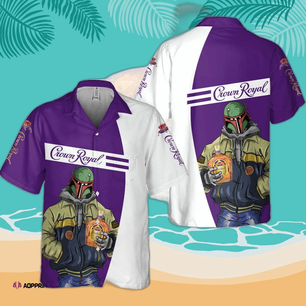 Crown Royal Modern Darth Vader Star Wars Hawaiian Shirt HW0601
