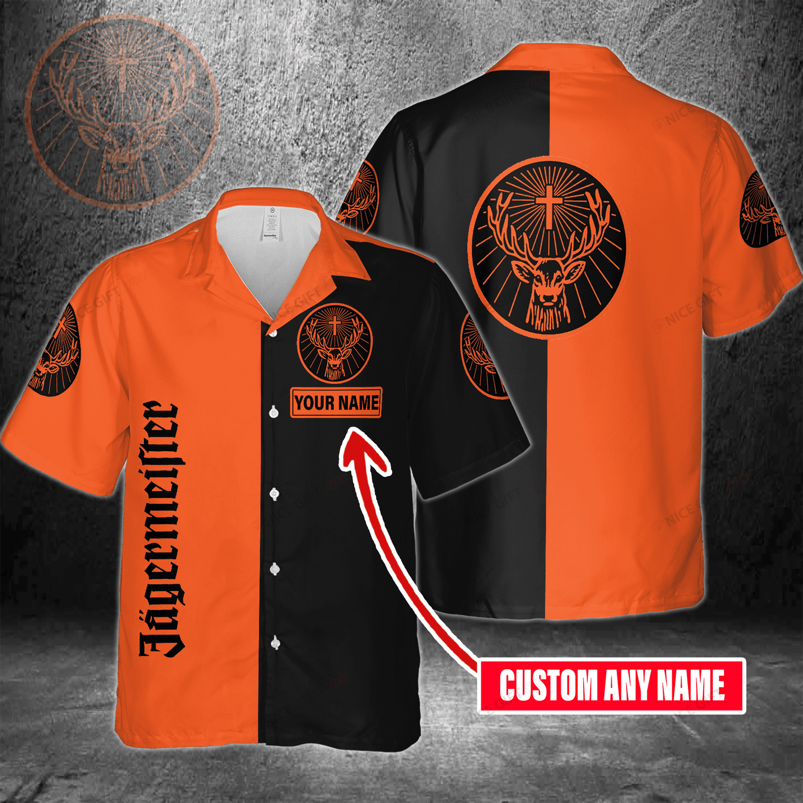 Jagermeister Custom Name Hawaiian Shirt For Men And Women HW0601