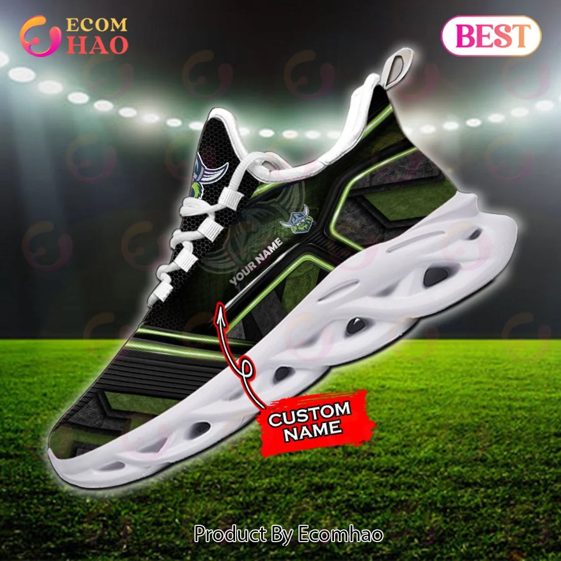 NEW Canberra Raiders Custom Name Max Soul Shoes, Sneaker  Unisex sneakers MS0601