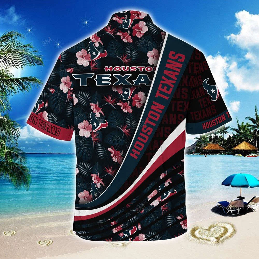 Houston Texans NFL-Summer Hawaii Shirt With Tropical Flower Pattern For Men And Women HW0601