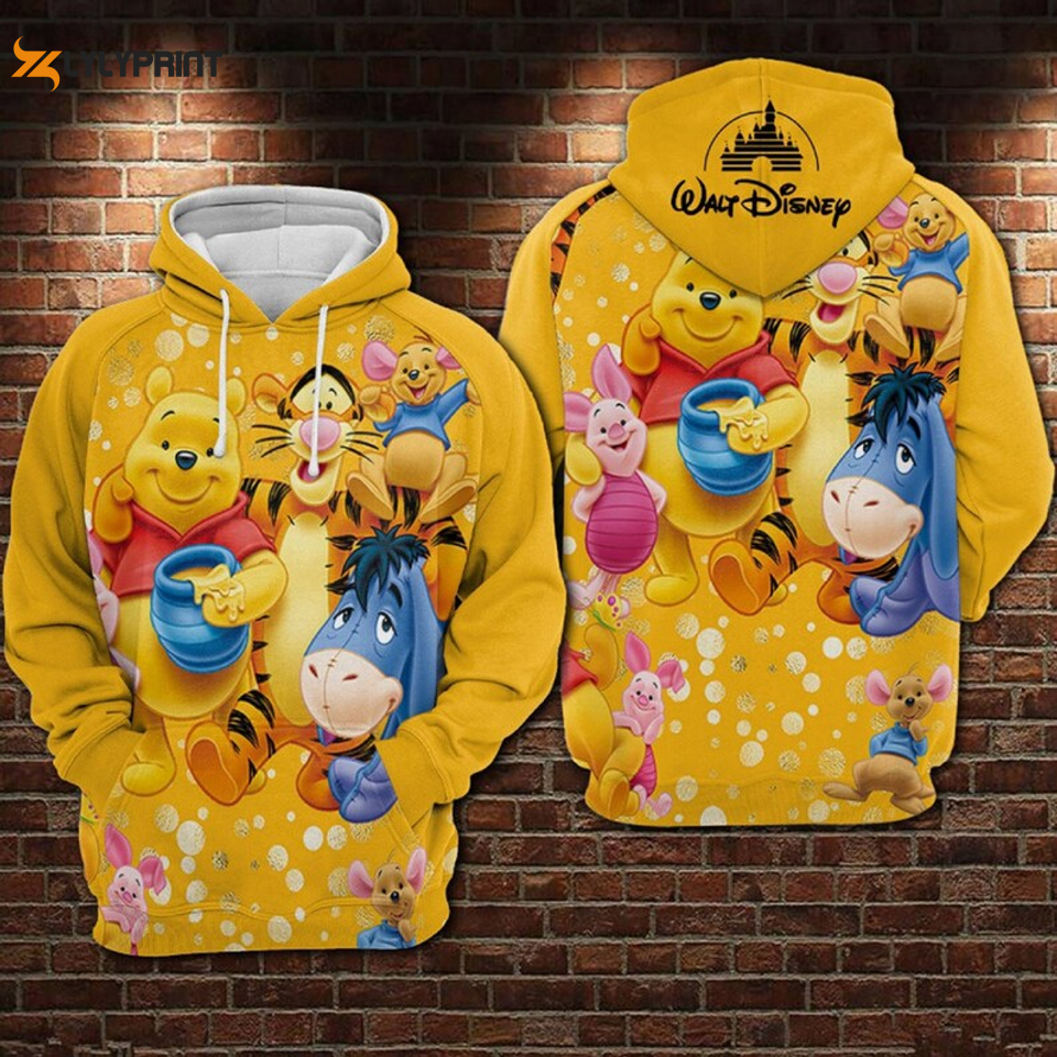 Winnie The Pooh And Friends Disney Hoodie, 3D Hoodie HZ0501