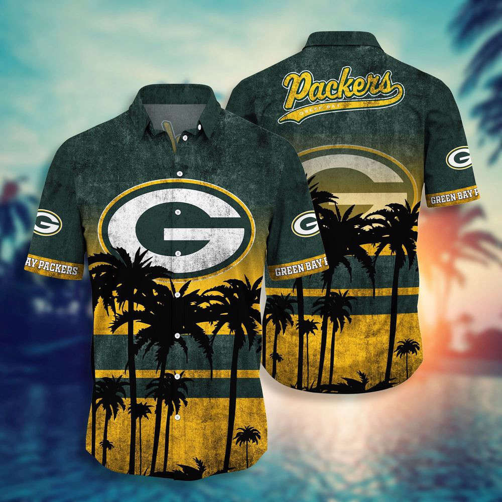 Green Bay Packers NFL-Hawaii Shirt Short Style Hot Trending Summer For Men And Women HW0601