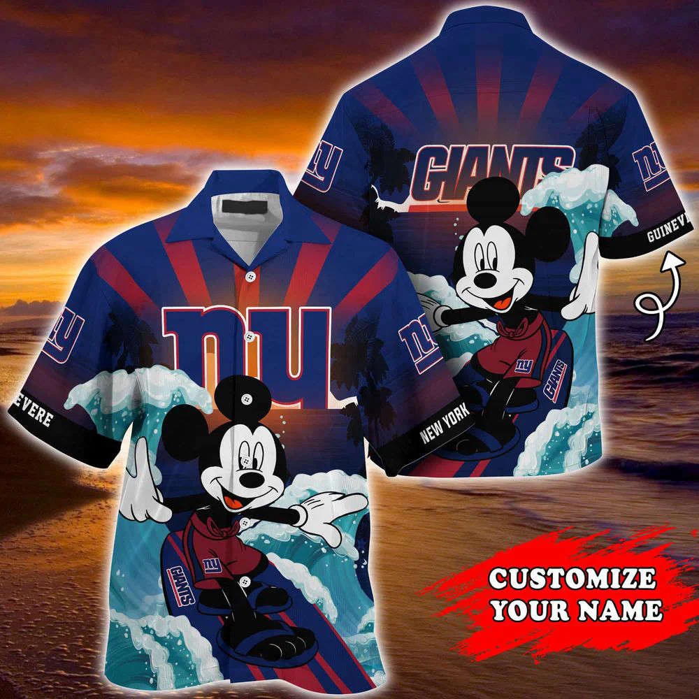 New York Giants NFL-Summer Customized Hawaii Shirt For Sports Fans HW0601