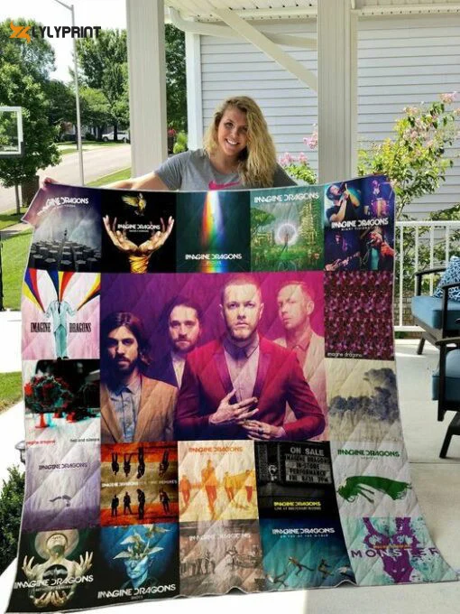 Imagine Dragons 1 Quilt Blanket For Fans Home Decor Gift , Soft Quilt, King Size, All Season Cozy Quilt QB0901