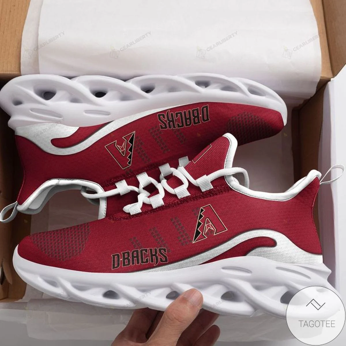 MLB Arizona Diamondbacks Red Max Soul Shoes Unisex Women Men MS0601