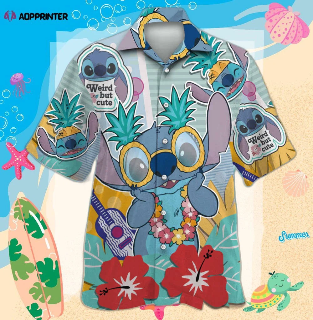 Stitch 03 Hawaiian Shirt Shorts Summer 2023 Hot HW0601