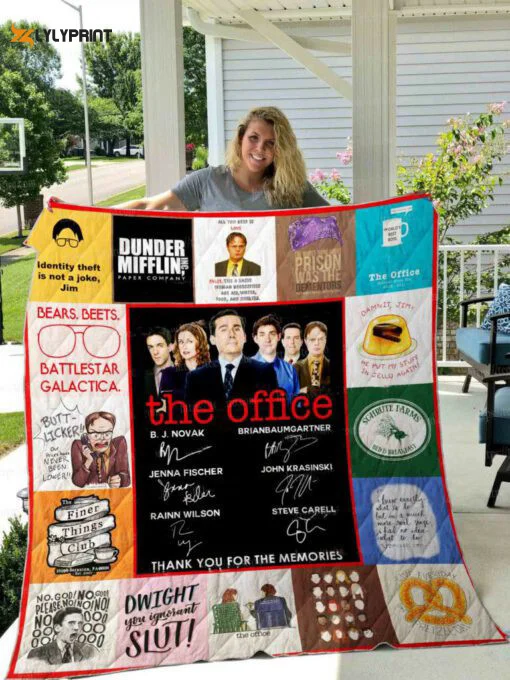 The Office Quilt Blanket For Fans Home Decor Gift , Soft Quilt, King Size, All Season Cozy Quilt QB0901