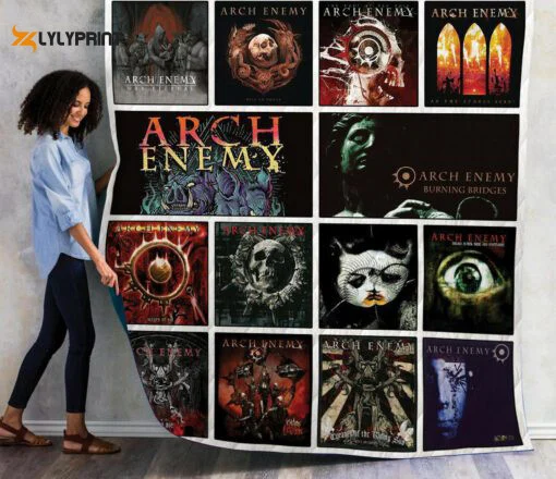 Arch Enemy 1 Quilt Blanket For Fans Home Decor Gift , Soft Quilt, King Size, All Season Cozy Quilt QB0901