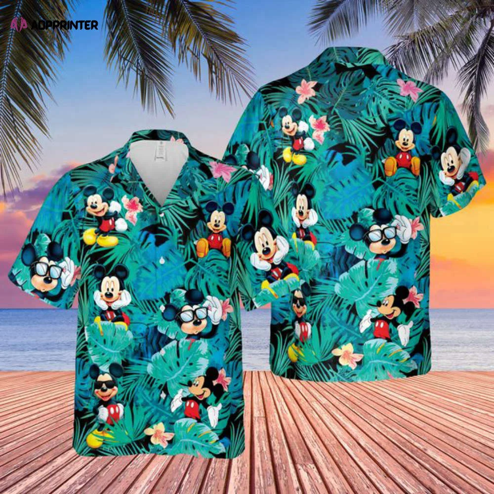 Disney Mickey Minnie Mouse Hawaiian Shirt, Summer Beach Trip Family Hawaiian Shirt HW0601