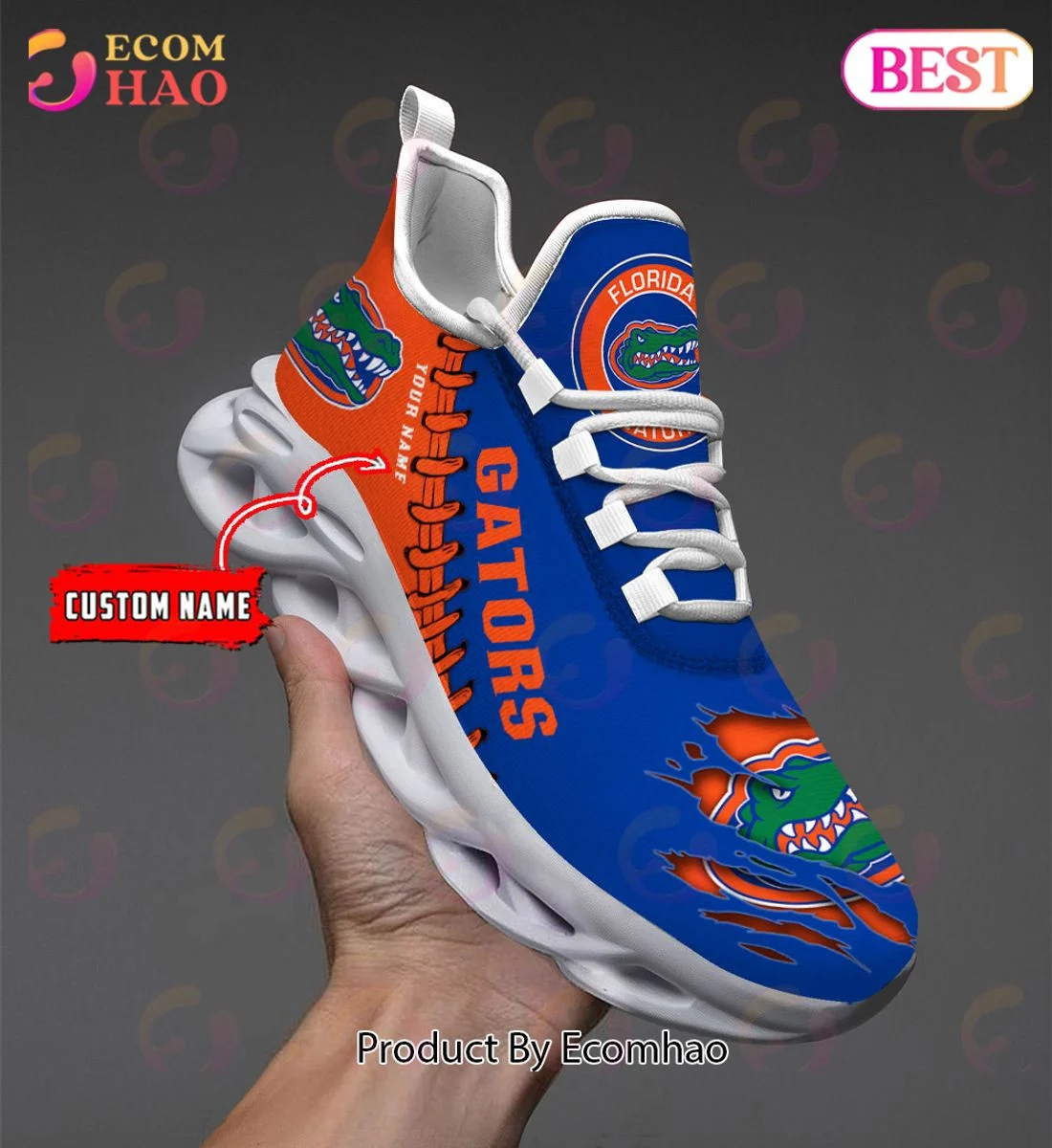 Florida Gators Max Soul Shoes Custom Name  Unisex sneakers MS0601