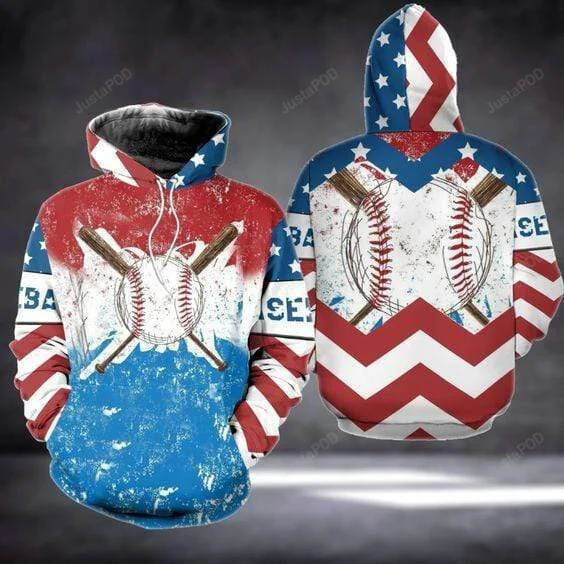 Baseball Watercolor Ball 3D All Print Hoodie, Zip- Up Hoodie HZ0501