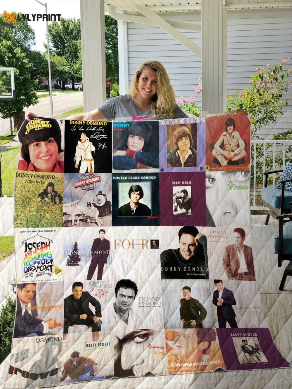Donny osmond Quilt Blanket For Fans Home Decor Gift ,  Soft Quilt, King Size, All Season Cozy Quilt QB0901