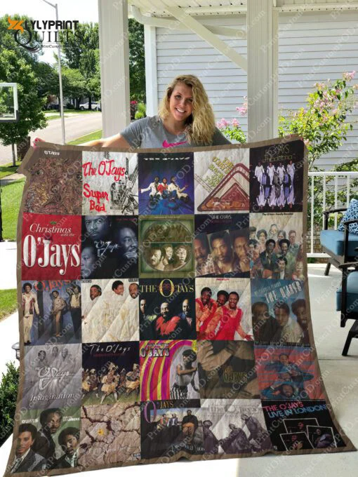 The O'Jays Quilt Blanket For Fans Home Decor Gift , Soft Quilt, King Size, All Season Cozy Quilt QB0901