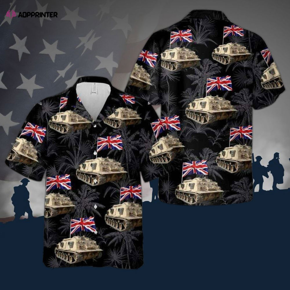 British Army M88 Recovery Vehicle Hawaiian Shirt – Unique Military Style HW0601