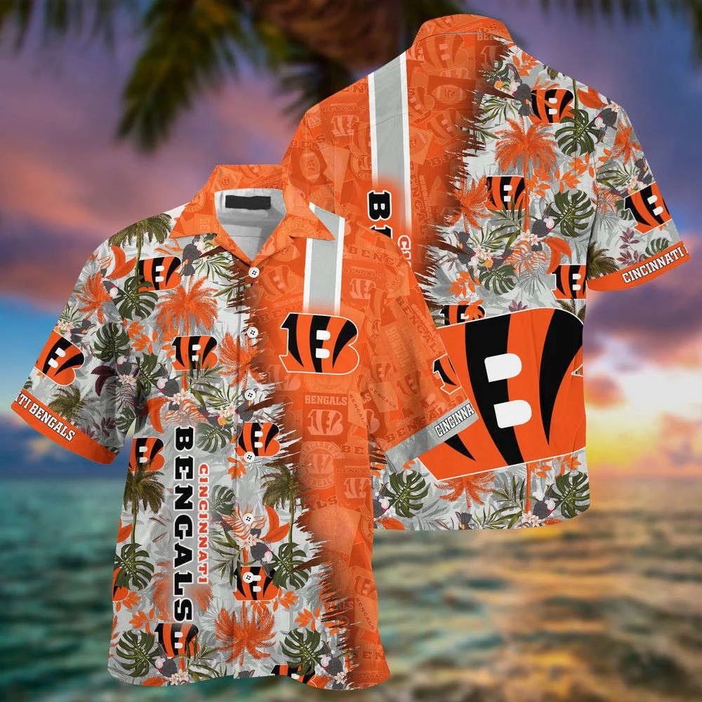 Cincinnati Bengals NFL-Summer Hawaii Shirt And Shorts For Your Loved Ones HW0601