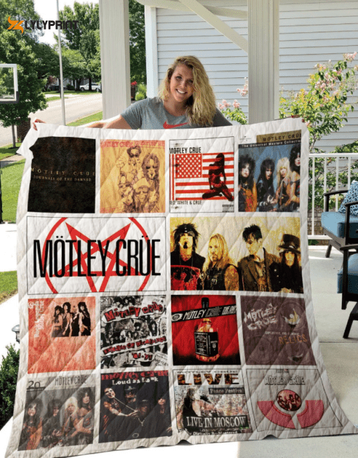 Motley Crue 1 Quilt Blanket For Fans Home Decor Gift , Soft Quilt, King Size, All Season Cozy Quilt QB0901