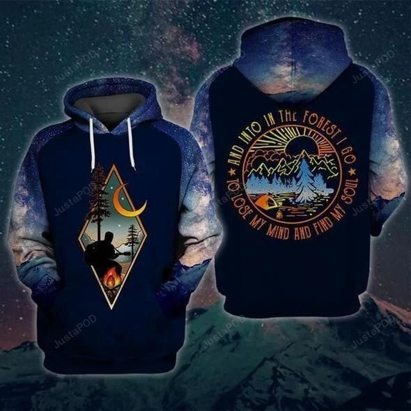Camping Find My Soul 3D All Over Printed Hoodie, Zip- Up Hoodie HZ0501