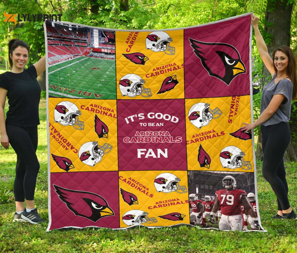 Its Good To Be An Arizona Cardinals Fan 3D Full Printing Quilt Home Decor 2024 Gifts Home Decor 2024 Gifts 9248 , Soft Quilt, King Size, All Season Cozy Quilt QB0901