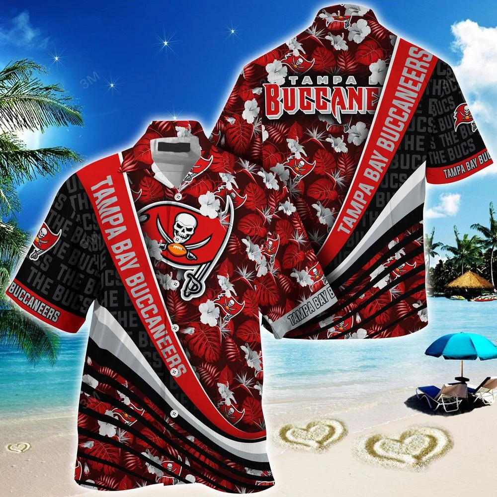 Tampa Bay Buccaneers NFL-Summer Hawaii Shirt With Tropical Flower Pattern For Men And Women HW0601