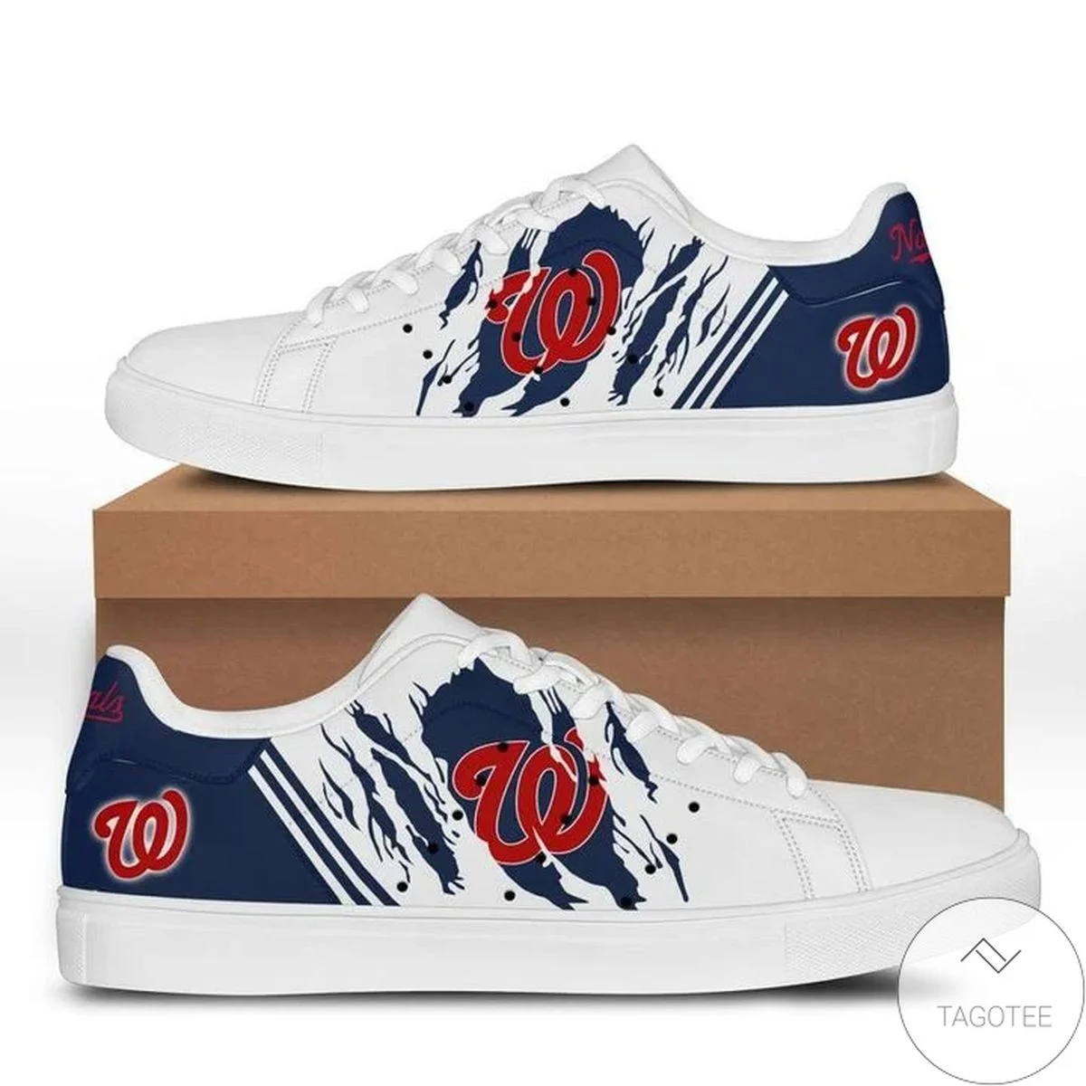 MLB Washington Nationals Stan Smith Shoes V1 Men Women, Trendy Style Sneakers ST0801