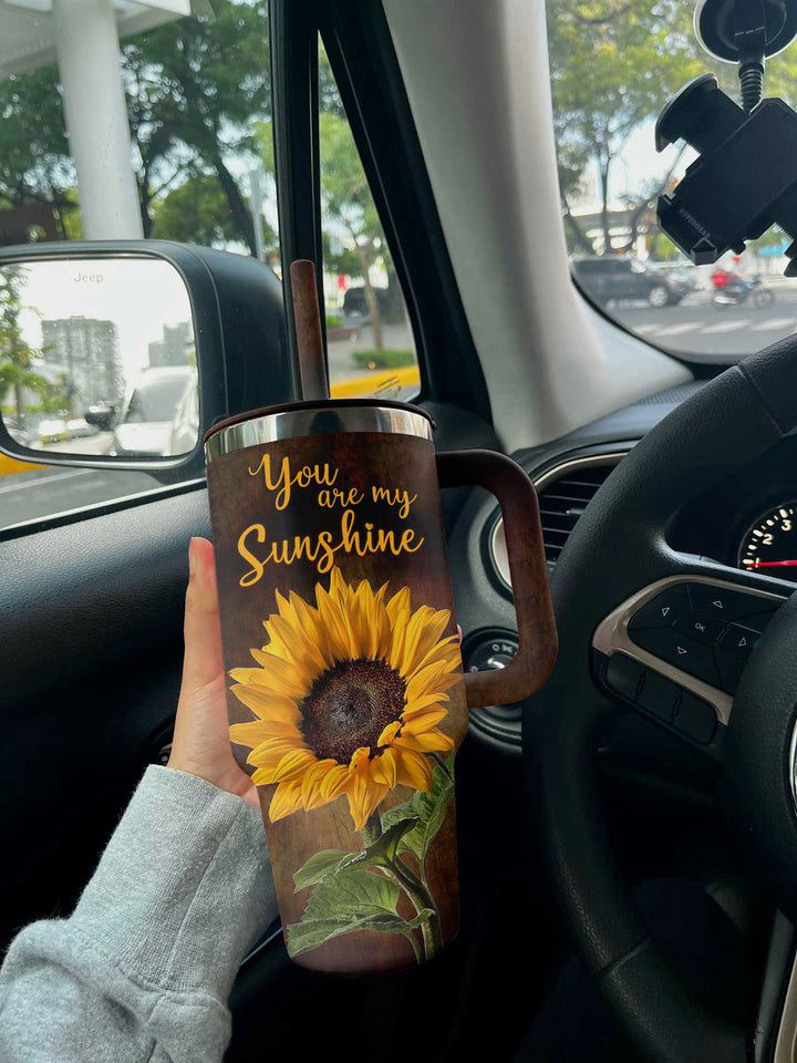 Sunflower Stanley Tumbler 40Oz You Are My Sunshine 0501TB40