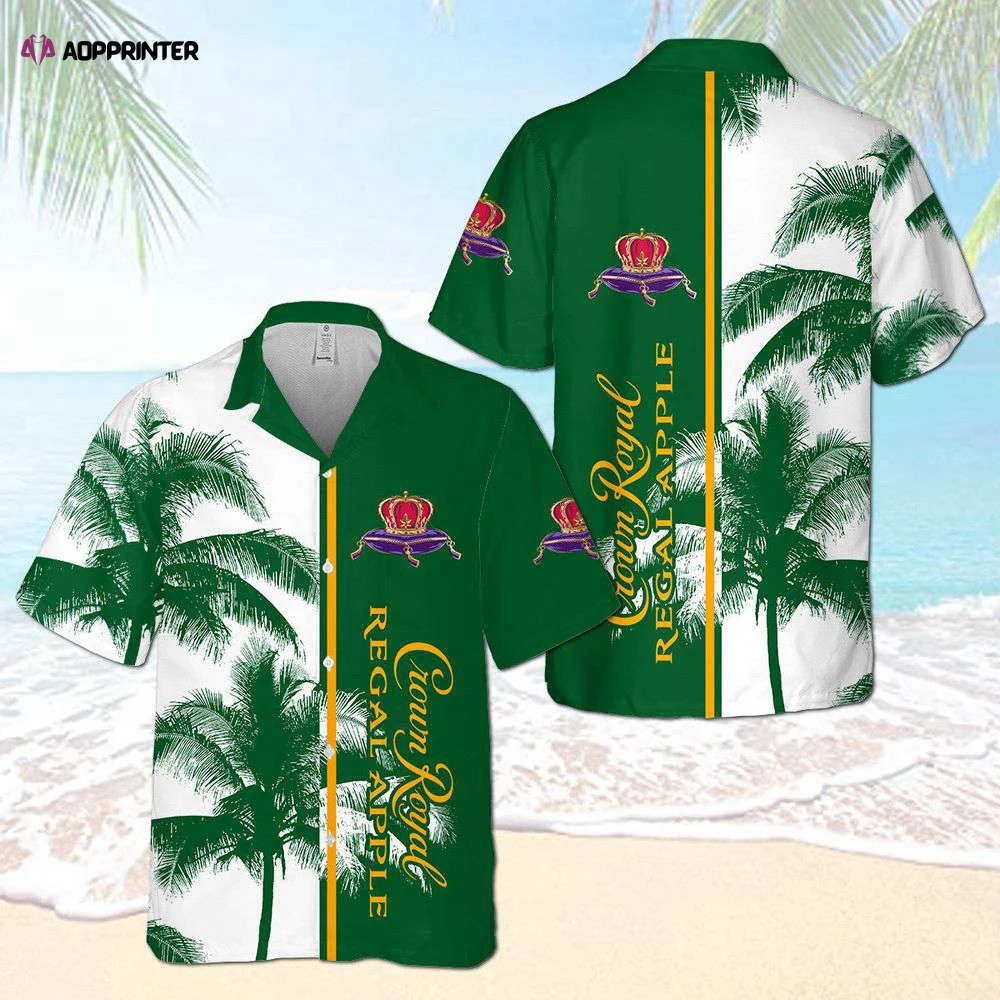 Crown Royal Regal Apple Palm Tree Hawaiian Shirt Gift for Men Women Holiday Gift HW0601