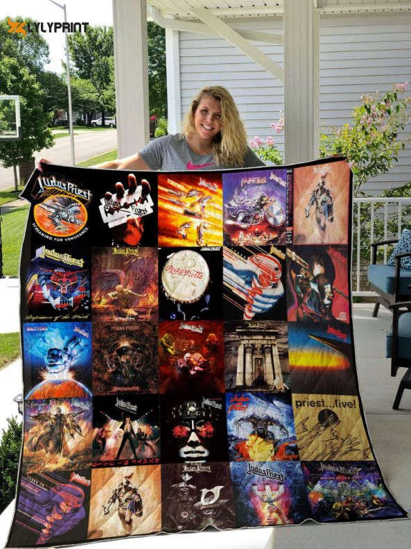 Judas Priest 3 Quilt For Fans Home Decor Gift , Soft Quilt, King Size, All Season Cozy Quilt QB0901