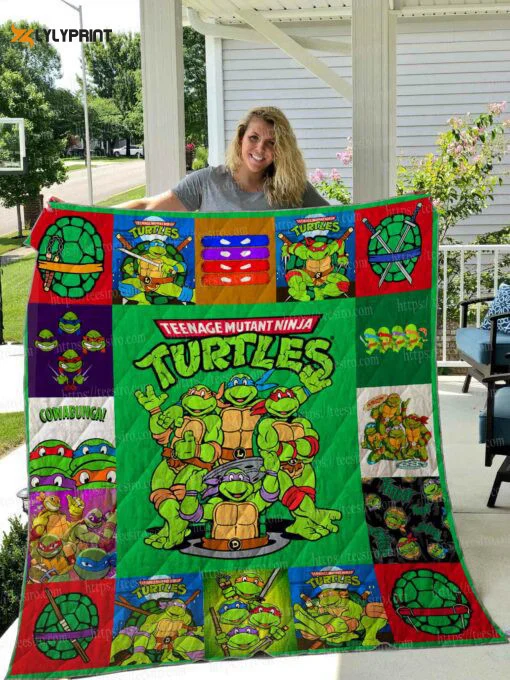 Teenage Mutant Ninja Turtles Quilt Blanket For Fans Home Decor Gift , Soft Quilt, King Size, All Season Cozy Quilt QB0901