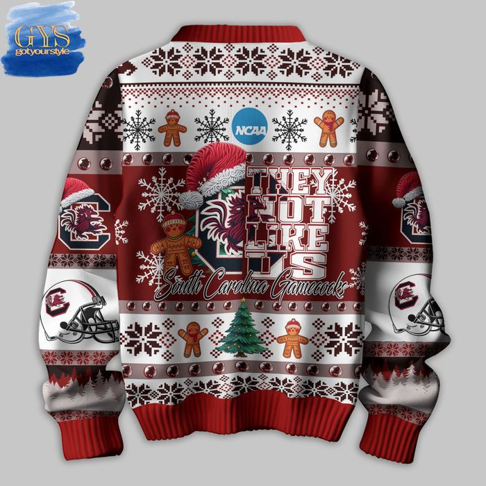 Carolina Gamecocks They Not Like Us Ugly Christmas Sweater , Cozy Soft Unisex Pullover SW0601
