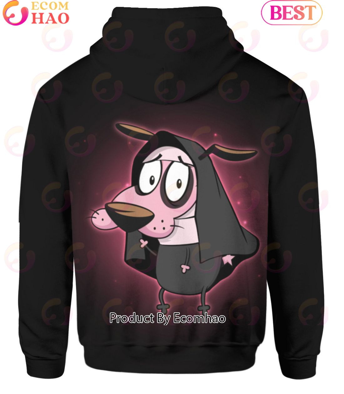 Courage the Cowardly Dog Hoodie, Zip Hoodie, Man - Women, Warm, Premium Quality HZ0501