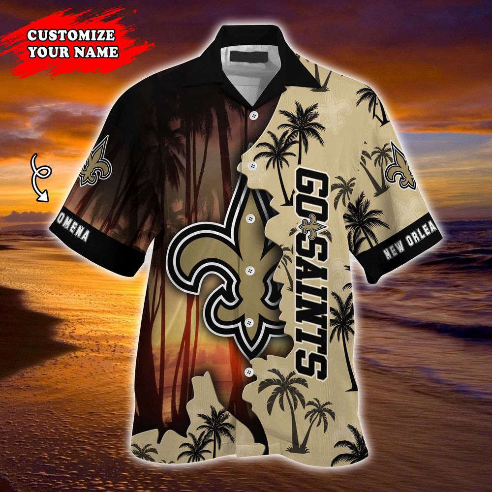 New Orleans Saints NFL-Customized Summer Hawaii Shirt For Sports Enthusiasts HW0601