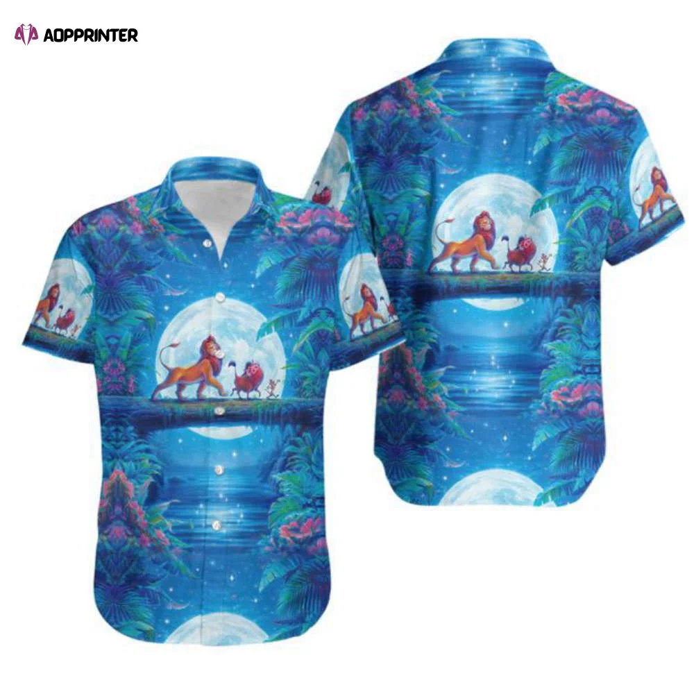 Disney Lion King Beach Hawaiian Shirt HW0601