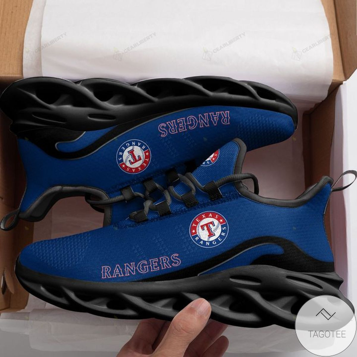 MLB Texas Rangers Max Soul Shoes V1 for Men and Women MS0601