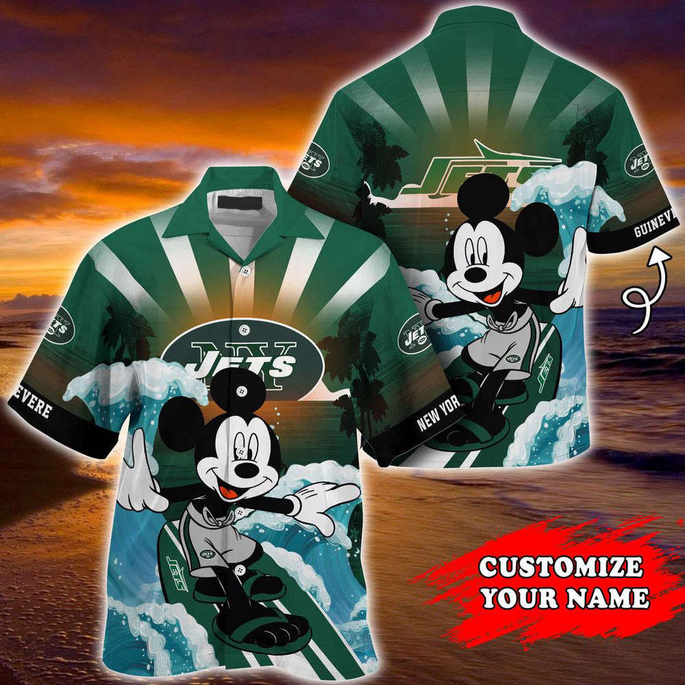 New York Jets NFL-Summer Customized Hawaii Shirt For Sports Fans HW0601