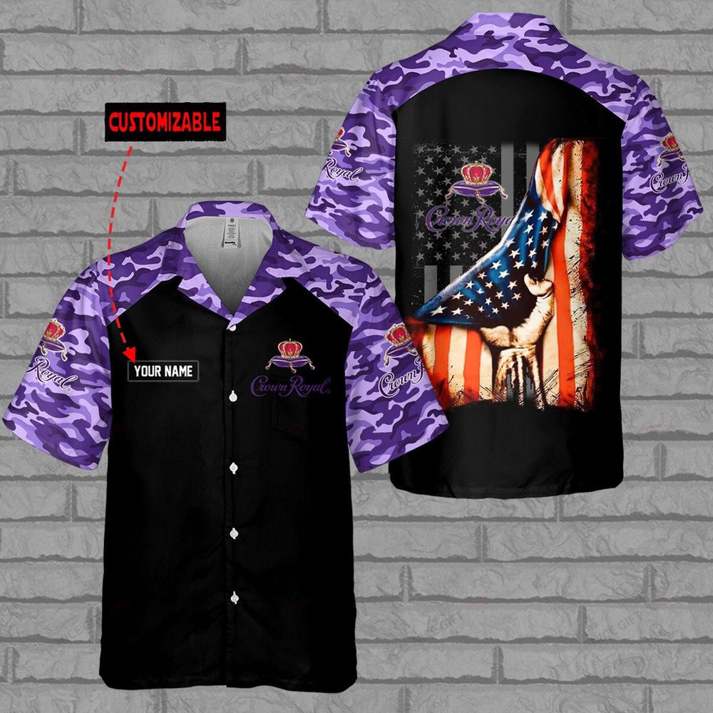 Crown Royal Custom Name Hawaiian Shirt For Men And Women HW0601