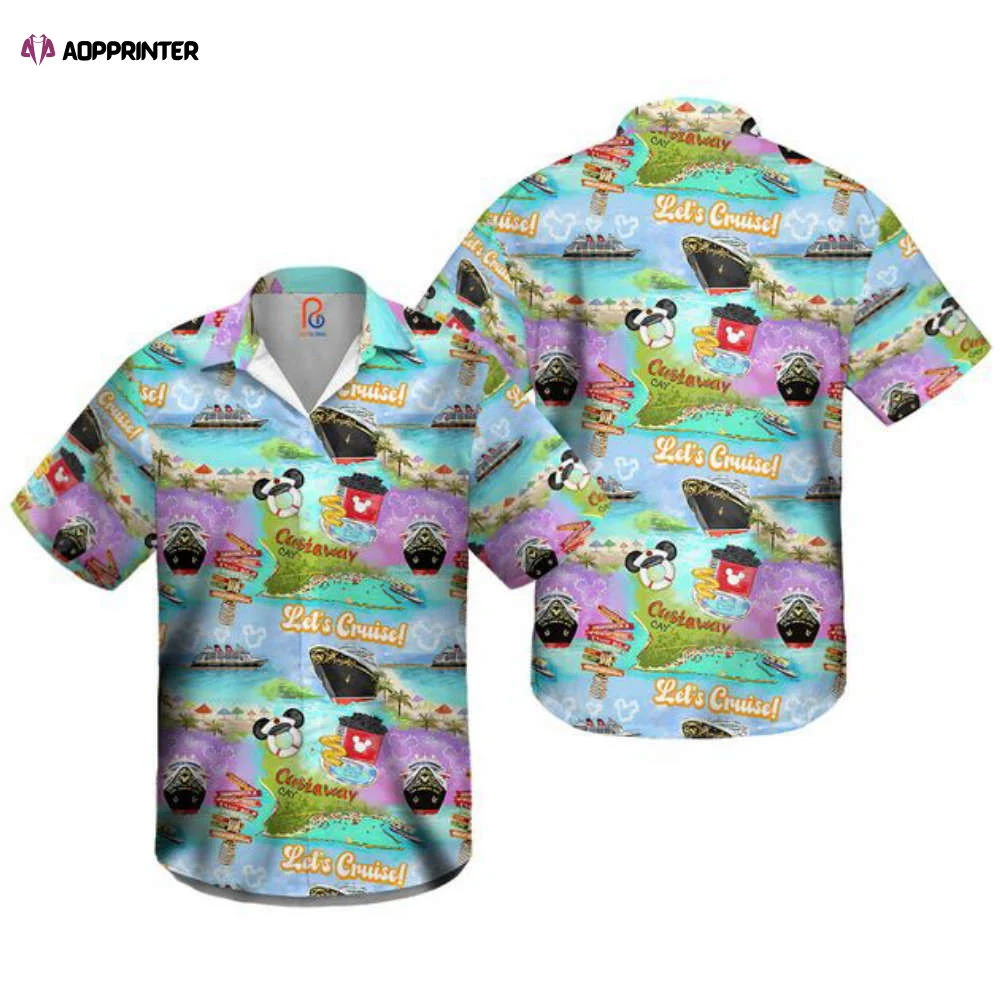 Castaway Cay Disney Cruise Line Hawaiin Shirt HW0601