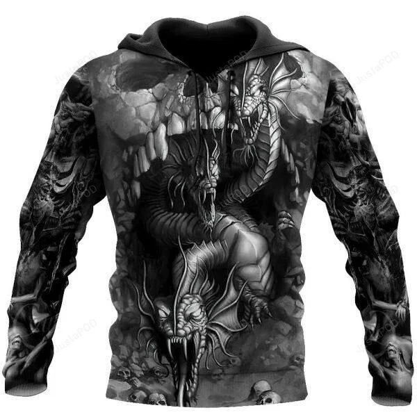 Skull 3D All Over Print Hoodie, Zip-up Hoodie HZ0501