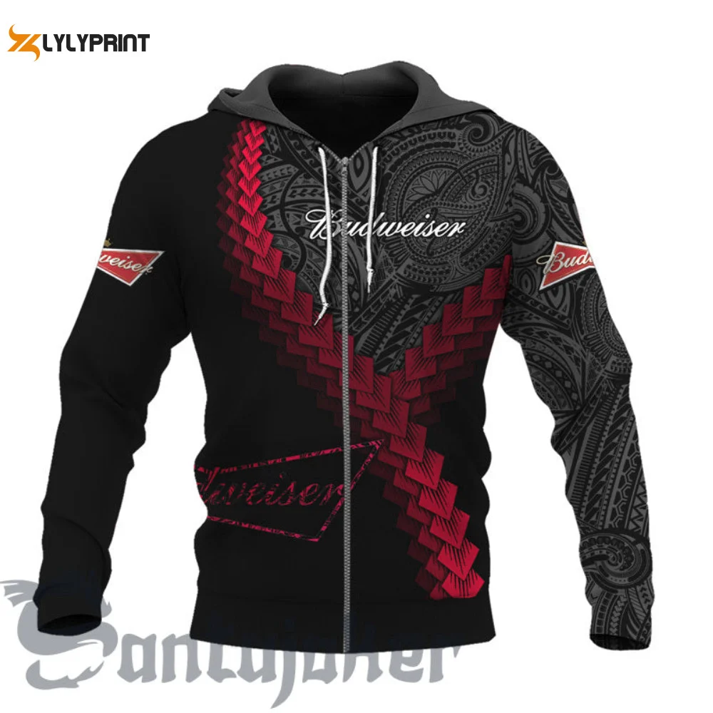The Budweiser Mandala Hoodie & Zip Hoodie HZ0501