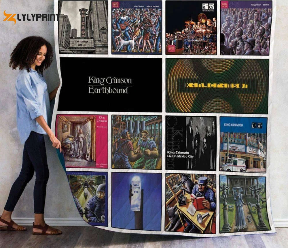 King Crimson Live Albums 3D Customized Quilt Blanket For Fans Home Decor Gift ,  Soft Quilt, King Size, All Season Cozy Quilt QB0901