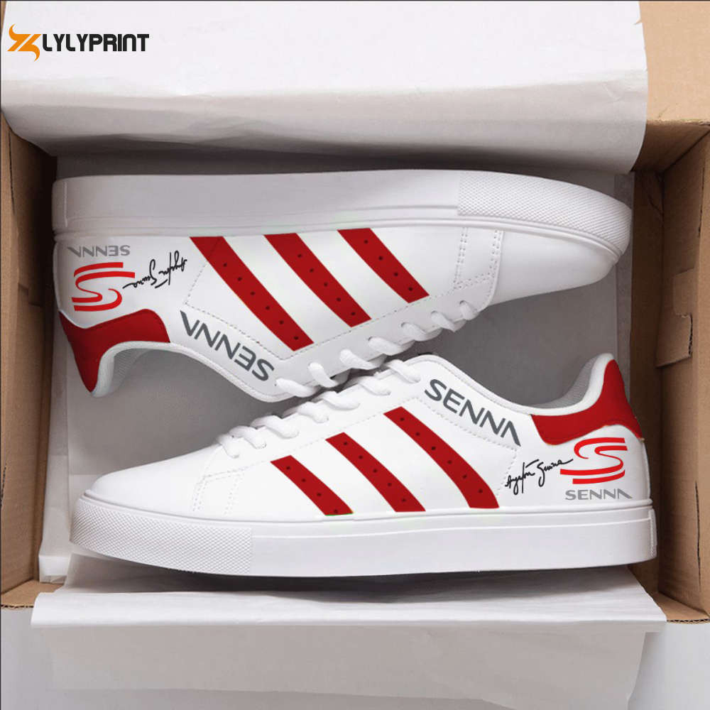 Ayrton Senna Skate Shoes For Men Women Fans Gift  ST0801