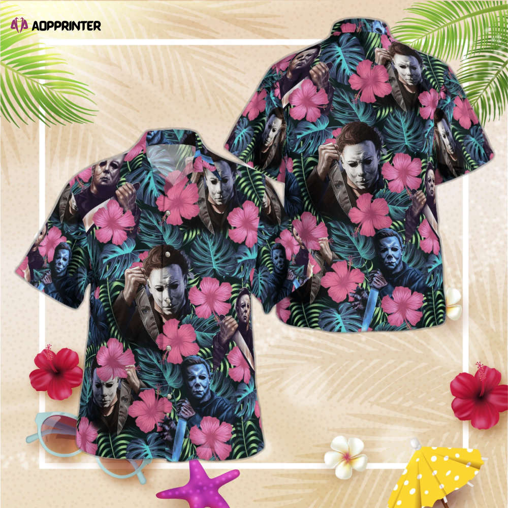 Horror Characters Halloween Hawaiian Shirt, Gift For Men Women HW0601