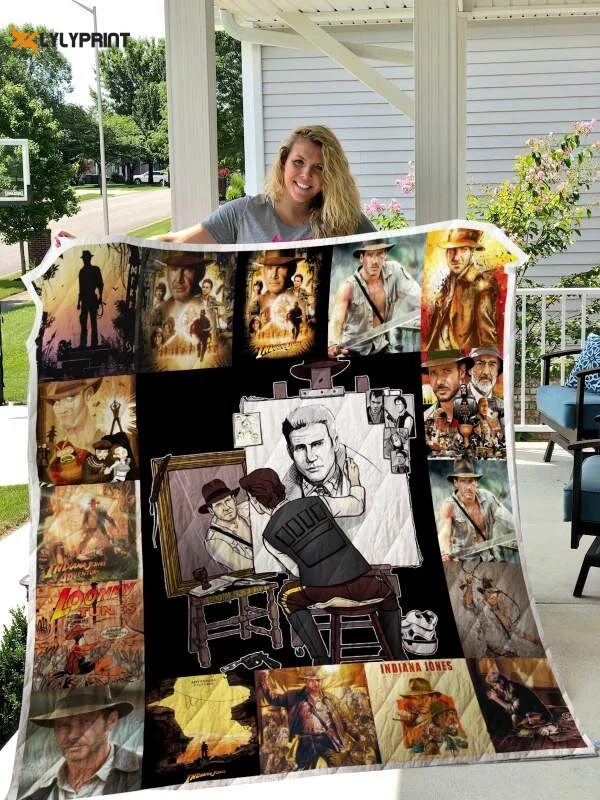 Indiana Rsonalized Customized Quilt Blanket For Fans Home Decor Gift ,  Soft Quilt, King Size, All Season Cozy Quilt QB0901