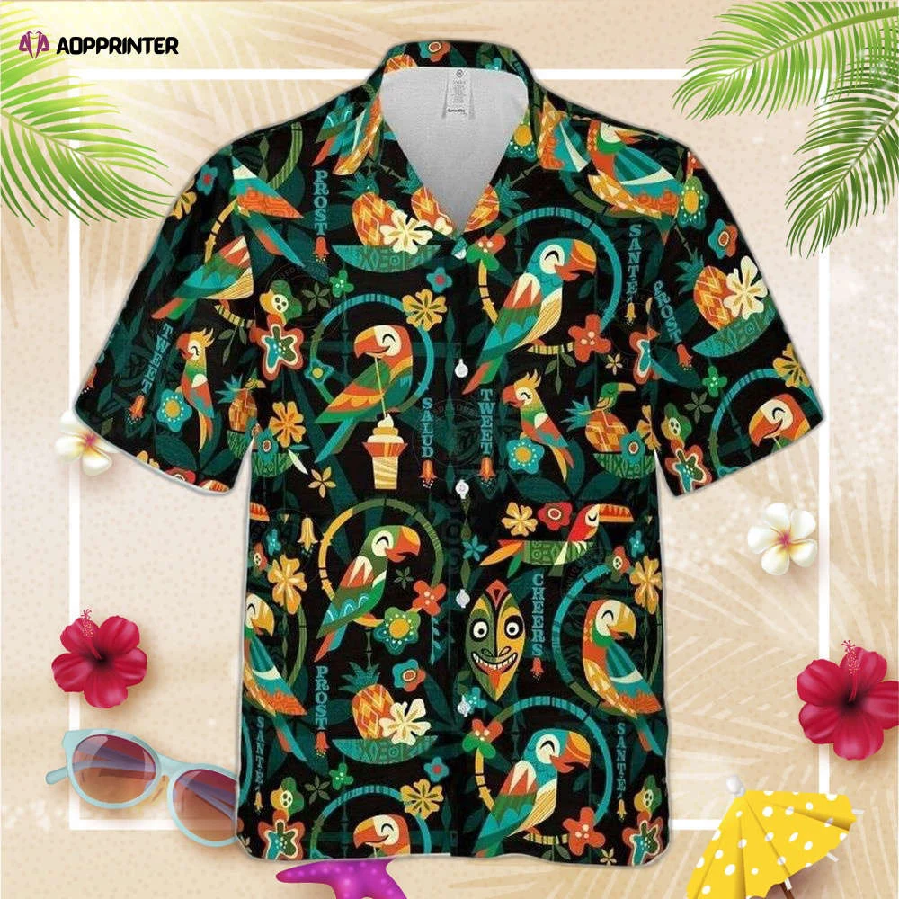Native Tiki Tiki Parrot Hawaiian Shirt, Gift For Men Women HW0601