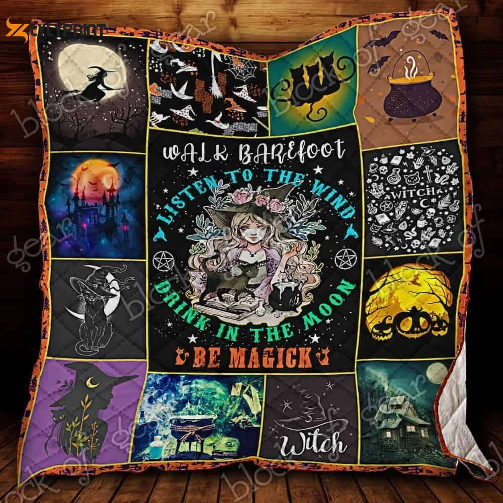 The Soul Of A Witch 3D Customized Quilt ,  Soft Quilt, King Size, All Season Cozy Quilt QB0901